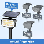 Fabrito Large Solar Spot Lights Outdoor 4 Pack, 1000 Lumens High Brightness - Image 2
