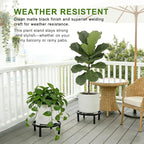 Metal Plant Stand Indoor Outdoor, Heavy Duty Plant Riser, Sturdy Flower Pot - Image 5