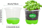MIXC Thickened Clear Nursery Pots - Image 2