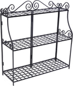 Panacea Products Forged 3-Tier Plant Stand by Panacea