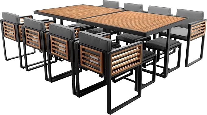 Merax 18 Pieces Outdoor Dining Set - Image 5