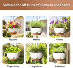 Hanging Planter for Indoor Plants, 10 Inch Self-Watering Hanging Planters - Image 5