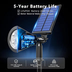 Solar Lights Outdoor Waterproof IP65, 6500K Super Bright LED, 2 Lighting Modes - Image 3