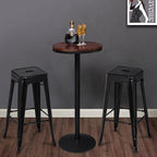 Yaheetech 30 Inch Metal Bar Stools Set of 4, Bar Height Backless Bartools - Image 10