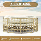 Tangkula Outdoor Patio Round Daybed - Image 5