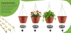 Hanging Planters 10 Inch, Self Watering Hanging Basket - Image 6