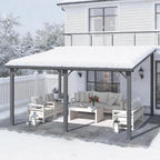 AECOJOY 12' x 14' Outdoor Hardtop Metal Gazebo - Image 5