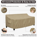 PureFit Outdoor Couch Cover Waterproof Patio Sofa Furniture Covers, 3-Seater - Image 5