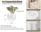 Melphoe Self Watering Pots for Indoor Plants Planter, 6.5 Inch 2 Pack Planters - Image 6