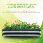 Gardmax Galvanized Raised Garden Bed, Lightweight Planter Boxes Outdoor - Image 6
