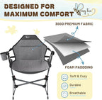 BusyBee Hammock Camping Chairs for Kids, Folding Kids Chair - Image 4