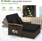 Tangkula Patio Rattan Daybed - Image 4