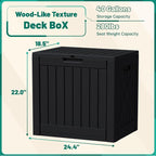 Devoko 40 Gallon Deck Box Outdoor Storage Box Waterproof - Image 7