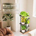 LASZOLA 4 Tier Plant Stand Indoors Outdoors - Image 5