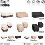 3-Seater Outdoor Couch Cover, 93Wx40Dx35H Inches Patio Furniture Covers - Image 5