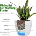 12/10/9 inch Large Self Watering Pots, Plant Pots - Image 5