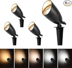 LUTEC 5CCT 12V Low Voltage Landscape Lighting Die-cast Aluminum Spot Lights by LUTEC