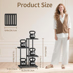 LASZOLA 3 Tier Plant Stand Indoors Outdoors - Image 2