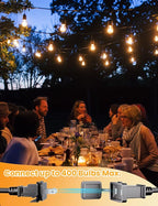 Svater Outdoor Led String Lights 50FT, Patio Lights - Image 5