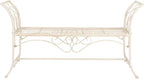 Safavieh PAT5016A Collection Arona Antique White Wrought Iron 51" Outdoor by SAFAVIEH