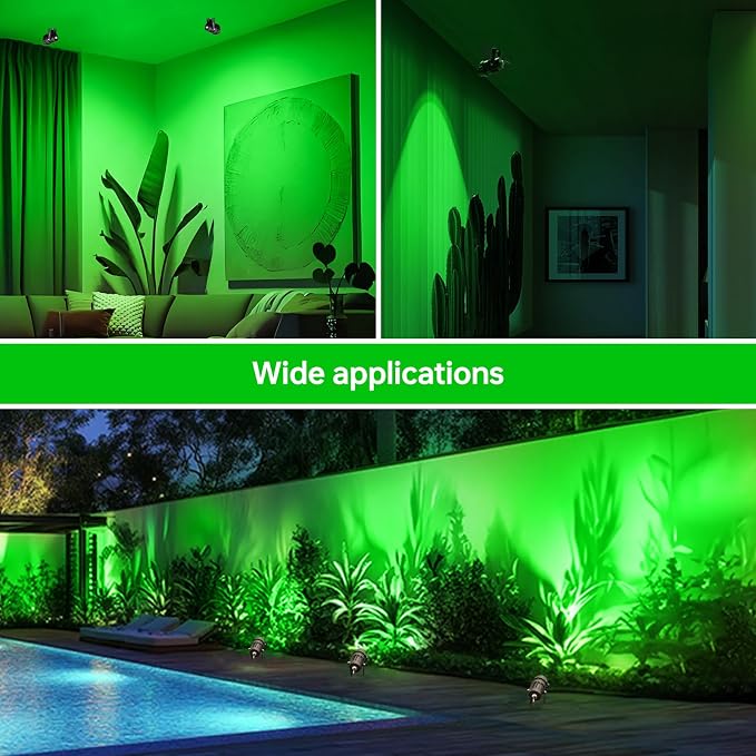 Green Outdoor LED Spot Lights for Yard & Garden – 12W Landscape Lighting - Image 8