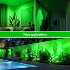 Christmas Spot Lights Outdoor Landscaping Spotlight, 12W Green LED Landscape - Image 8