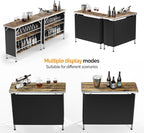 VINGLI 43" Portable Bar Table - Image 5
