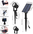 T-SUNUS RGB Solar Landscape Spotlights Christmas, Color Changing Spot Light - Image 7