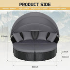 Incbruce Patio Round Daybed - Image 2