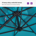 PURPLE LEAF 10'×13' Patio Umbrella - Image 6