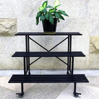 Zhongma 3 Tier Sturdy Metal Plant Stand by Zhongma