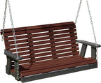 Poly Lumber Wood 5FT Porch Swing Amish Craftsmandship Made in USA HDPE by Unknown