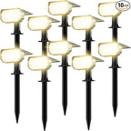 Ensenior Solar Spotlights Outdoor, 56 LEDs Brightness Adjustable 3000K LED by Ensenior
