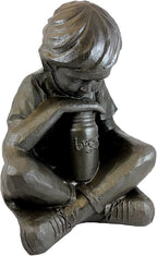 Emsco Group 92225 Boy Statue – Natural Appearance – Made of Resin – Lightweight by Emsco+Group
