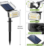 102 LED Solar Spot Lights Outdoor Waterproof IP65, Adjustable Landscape - Image 7