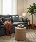 S & L Homes Pouf Ottoman - Image 4