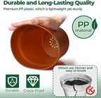 T4U 7.5 Inch Plant Pots 6 Pcs, Flower Pots - Image 3