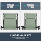 Best Choice Products 30” Wide Folding Zero Gravity Outdoor Recliner Patio - Image 4