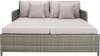 Safavieh PAT7500B Outdoor Collection Cadeo Grey Cushion Daybed - Image 5