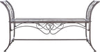 Safavieh PAT5016B Outdoor Collection Adina Rustic Brown Wrought Iron 51-inch by SAFAVIEH