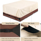 Rectangular Patio Furniture Covers, Upgraded 600D Heavy Duty Outdoor Furniture - Image 5