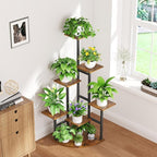 Corner Plant Stand Indoor with Grow Lights, 7 Tiered Plant Shelf Indoor - Image 6