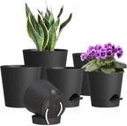 7/6.5/6/5.5/5/4 inch Self Watering Pots by WSMKSZ