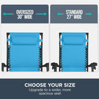Best Choice Products 30” Wide Folding Zero Gravity Outdoor Recliner Patio - Image 4
