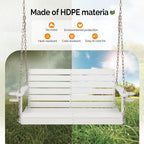VINGLI Heavy Duty 1600 LBS HDPE Porch Swing Outdoor - Image 7