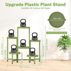 iDavosic.ly 6 Tier Folding Plant Stand Indoor Outdoor - Image 5