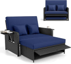 RELAX4LIFE Wicker Patio Outdoor Daybed by RELAX4LIFE