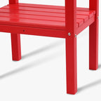 WestinTrends Malibu 36" Outdoor Adirondack HDPE 2-Tier Patio Side Table - Image 8