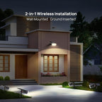 Consciot Solar Spot Lights Outdoor, 16 LEDs IP67 Waterproof, Auto On/Off Solar - Image 4