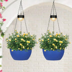 SUNNYPARK 2 Packs Hanging Planters Basket by SUNNYPARK